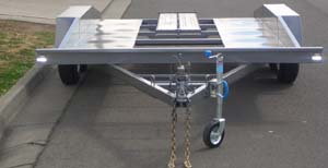 tandem race car trailer