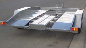 tandem race car trailer